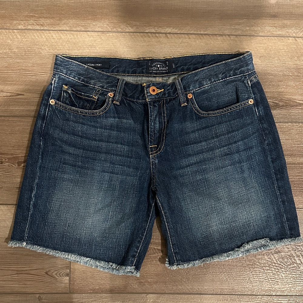 Lucky Brand Women's Jean Shorts - Deep Indigo